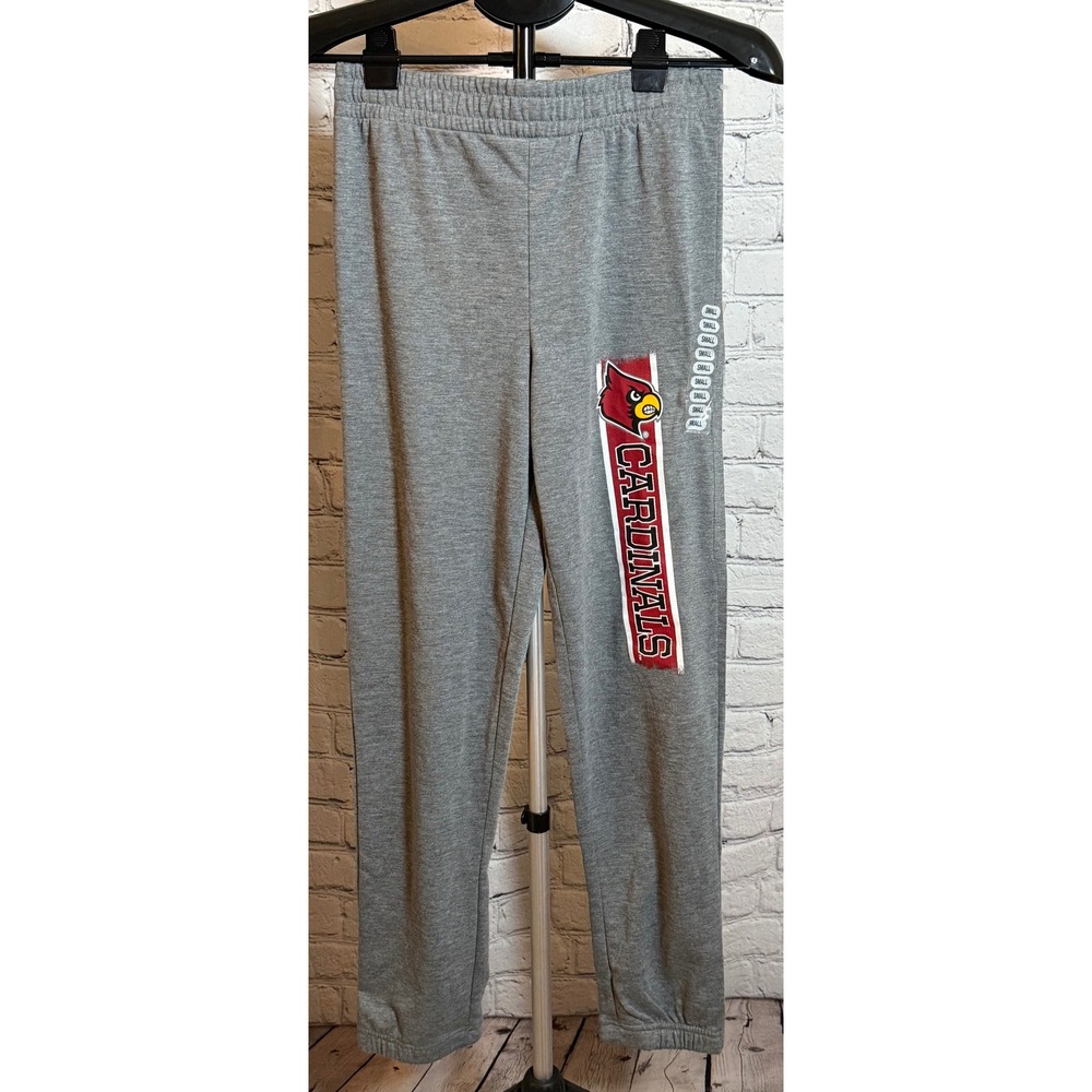 ProAd Sports St Louis Cardinals Sweatpants Gray Fleece Joggers Small NWT